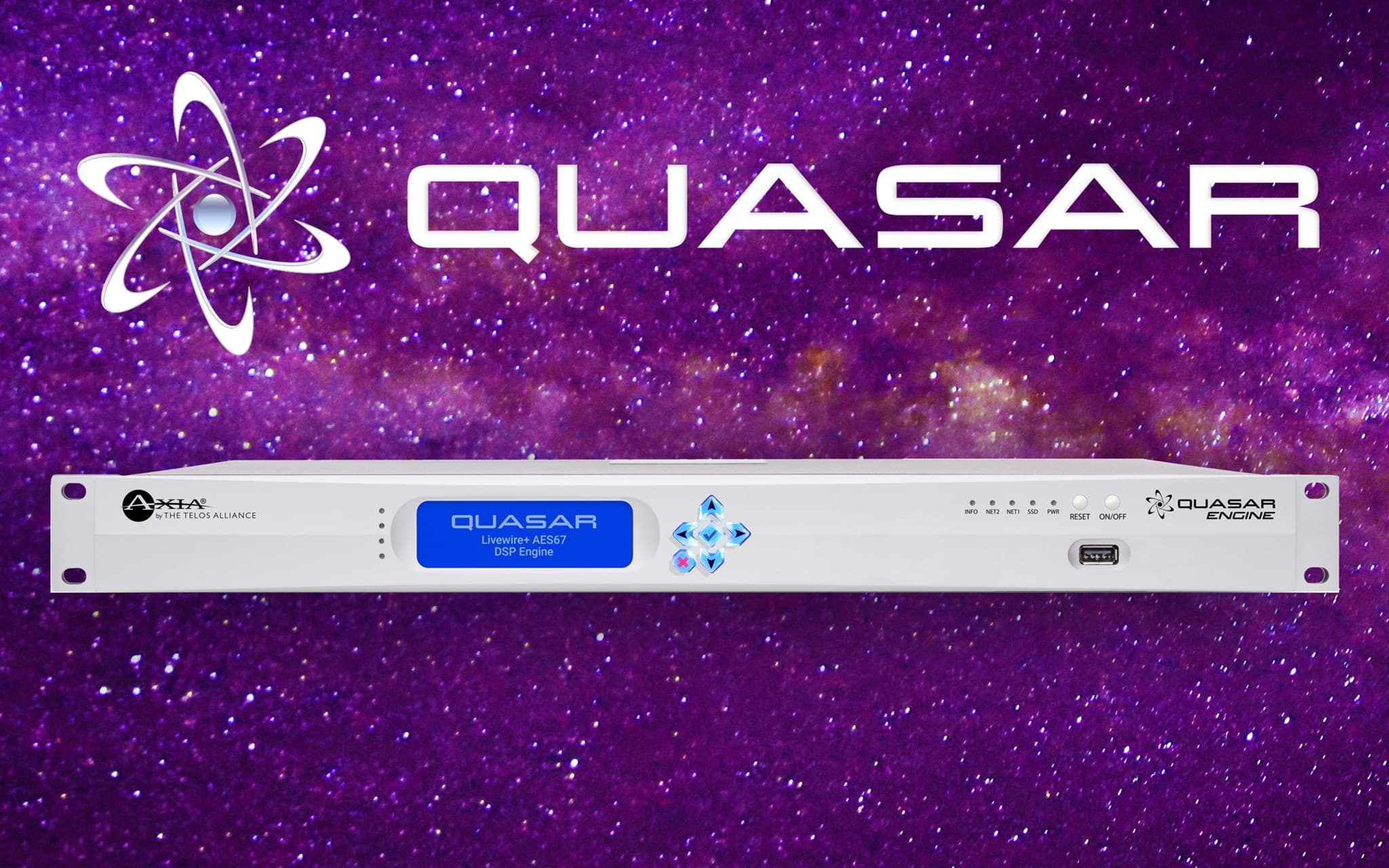 Axia Quasar is the basis of the new audio matrix at FunX